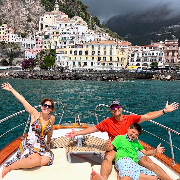 half-day boat trip on the Amalfi Coast